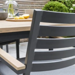 Kettler Elba Outdoor Dining Set, 6 Seats -Kettler Furniture Shop 0393101 0200 elba dining chair and 0393103 0200 elba dining tablweb 71872.1676982435