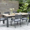 Kettler Elba Outdoor Dining Set, 6 Seats -Kettler Furniture Shop 0393101 0200 elba dinng chair and 0393103web 32510.1676982435