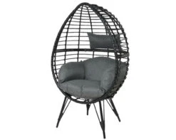 Standing Egg Chair - Black