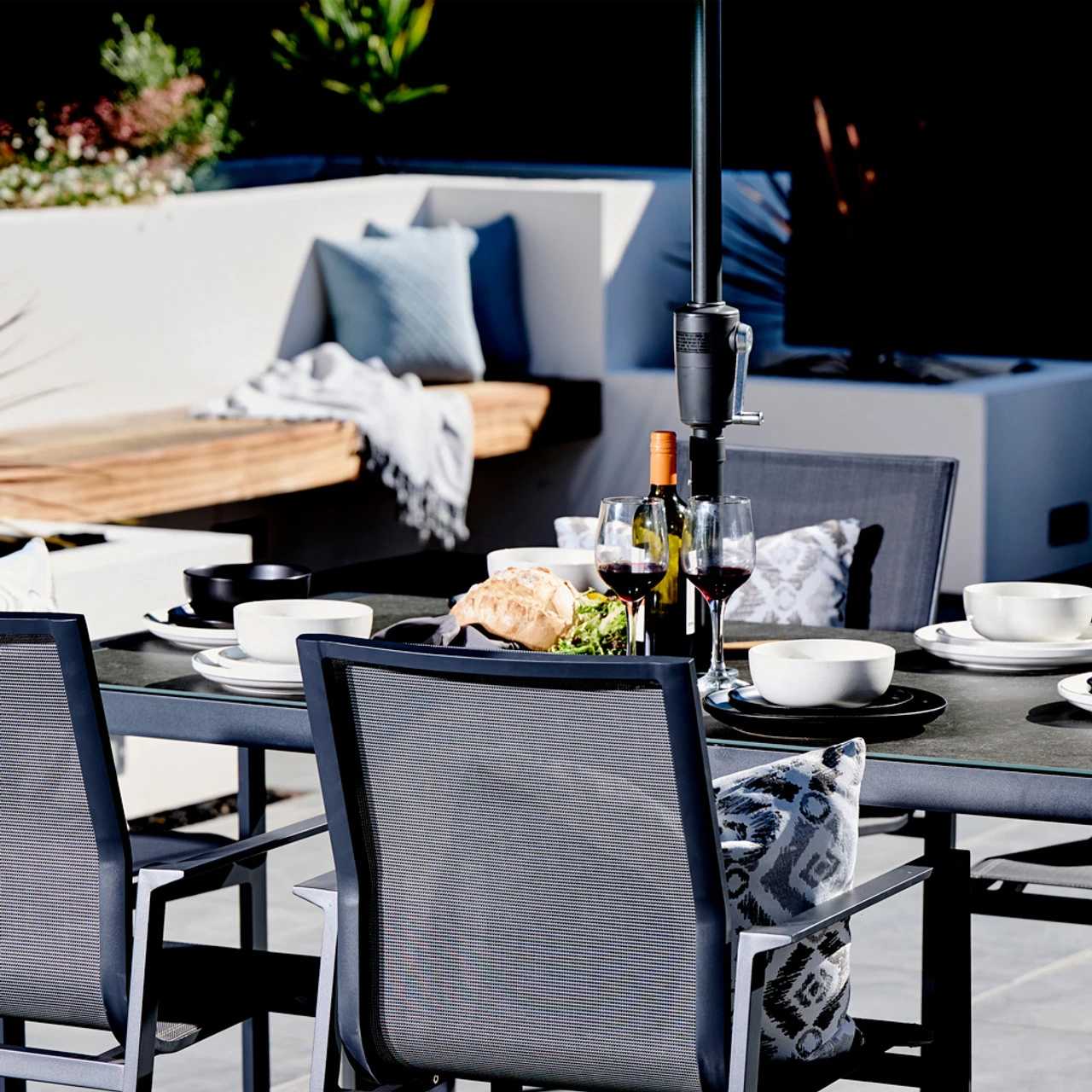 Supremo Livorno 6 Seat Rectangular Dining Set With 155x90cm Table 4 Supremo Livorno 6 Seat Rectangular Dining Set With 155x90cm Table - Image 2