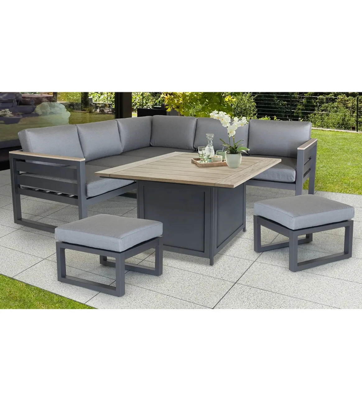 Kettler Elba Grande Dining Set 4 Kettler Elba Grande Dining Set - Image 2