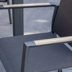 Kettler Surf 6 Seat Outdoor Dining Table & Chairs Set -Kettler Furniture Shop a20011 0200 surf active dining chair arm detail 683x1024 62500.1681140516