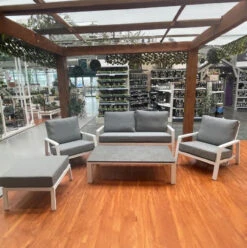 The LIFE Boston Lounge Set White/Mist