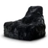 Mighty B Bag Fur Bean Bag - Black -Kettler Furniture Shop fur bag black on white 1web 1 97500.1662991827