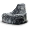 Mighty B Bag Fur Bean Bag - Grey 1 Mighty B Bag Fur Bean Bag - Grey -Kettler Furniture Shop fur bag grey on white 1web3 53168.1662991827