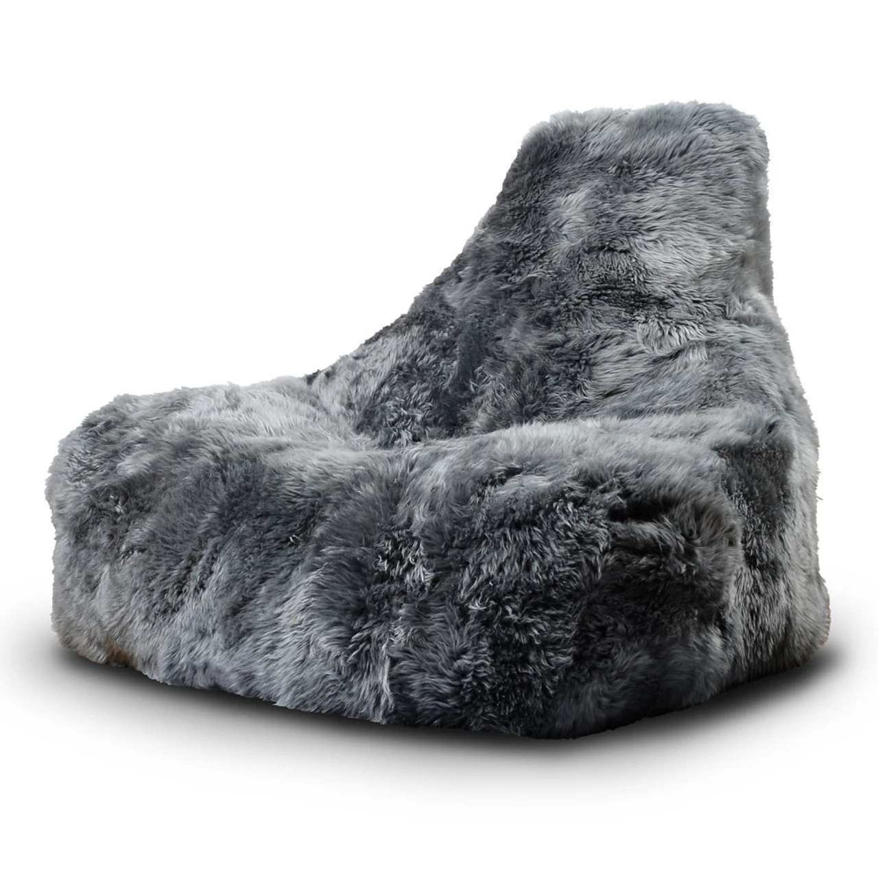 Mighty B Bag Fur Bean Bag - Grey 3 Mighty B Bag Fur Bean Bag - Grey