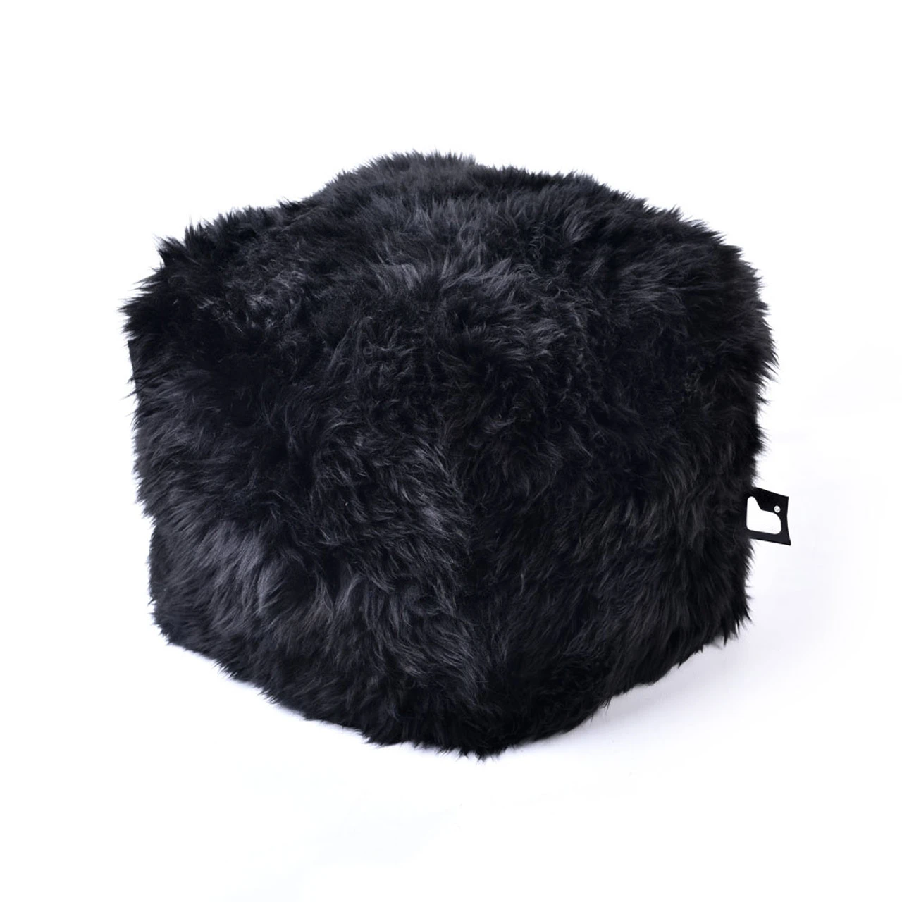 Mini B Fur Bean Box - Black 3 Mini B Fur Bean Box - Black