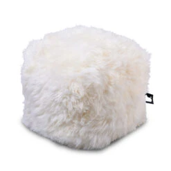 Mini B Fur Bean Box - Cream