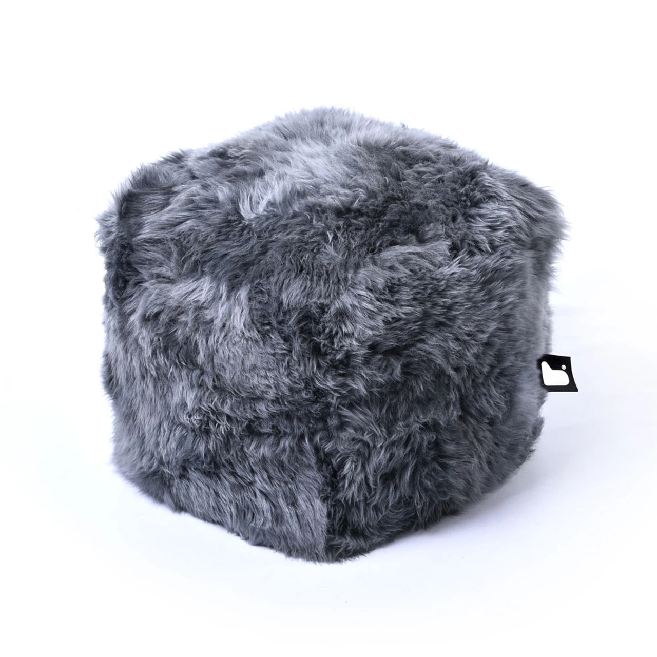 Mini B Fur Bean Box - Grey 3 Mini B Fur Bean Box - Grey