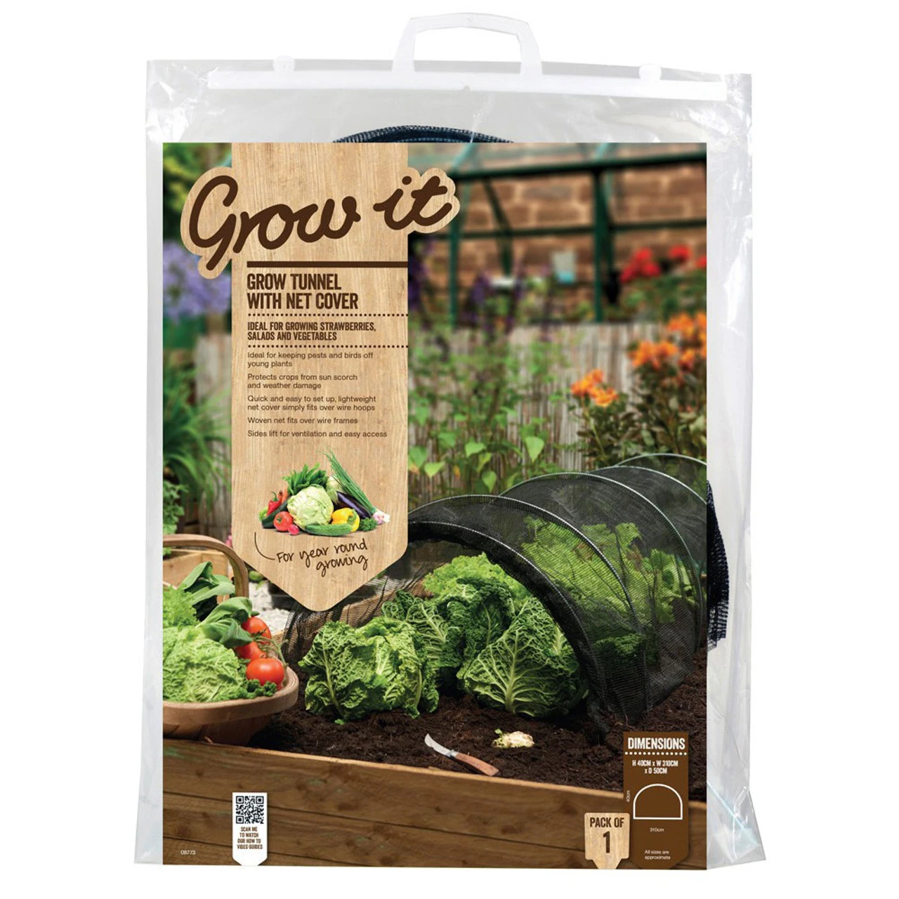 Grow Tunnel With Net Cover 4 Grow Tunnel With Net Cover - Image 2