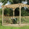 Forest Ultima Pergola And Decking Kit - 24 X 24m -Kettler Furniture Shop lanfen1832 45603.1665133367