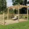 Forest Ultima Pergola And Patio Decking Kit - 24 X 49m