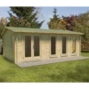 Forest Blakedown 6m X 4m Log Cabin - Apex Roof, Double Glazed 24kg Polyester Felt, Plus Underlay -Kettler Furniture Shop new project 1278 10032.1665133357