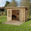 Forest Harwood 3m X 2m Log Cabin - Pent Roof, 24kg Felt No Underlay