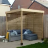Forest Modular Pergola With 2 Side Panel Packs