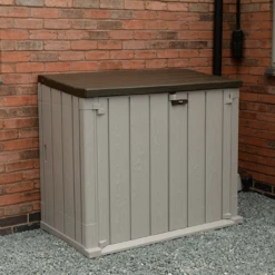 Forest Extra Large Garden Storage Unit / Bin Store - 1200 Litre Grey