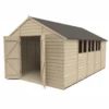 Forest Overlap Pressure Treated 10x15 Apex Shed - Double Door -Kettler Furniture Shop new project 1402 23967.1665133362