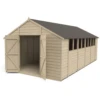 Forest Overlap Pressure Treated 10x20 Apex Shed - Double Door -Kettler Furniture Shop new project 1405 38742.1665133362