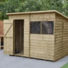 Forest Overlap Pressure Treated 8x6 Pent Shed -Kettler Furniture Shop new project 1441 63002.1665133364