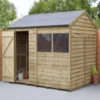 Forest Overlap Pressure Treated 8x6 Reverse Apex Shed -Kettler Furniture Shop new project 1442 11130.1665133364