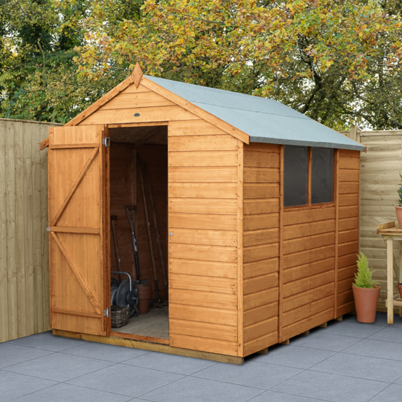 Forest Shiplap Dip Treated 8x6 Apex Shed 3 Forest Shiplap Dip Treated 8x6 Apex Shed
