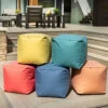 Hartman Red Coral Weatherproof Pouffe Cube 45cm -Kettler Furniture Shop pouffe bundle 3 98402.1662992048