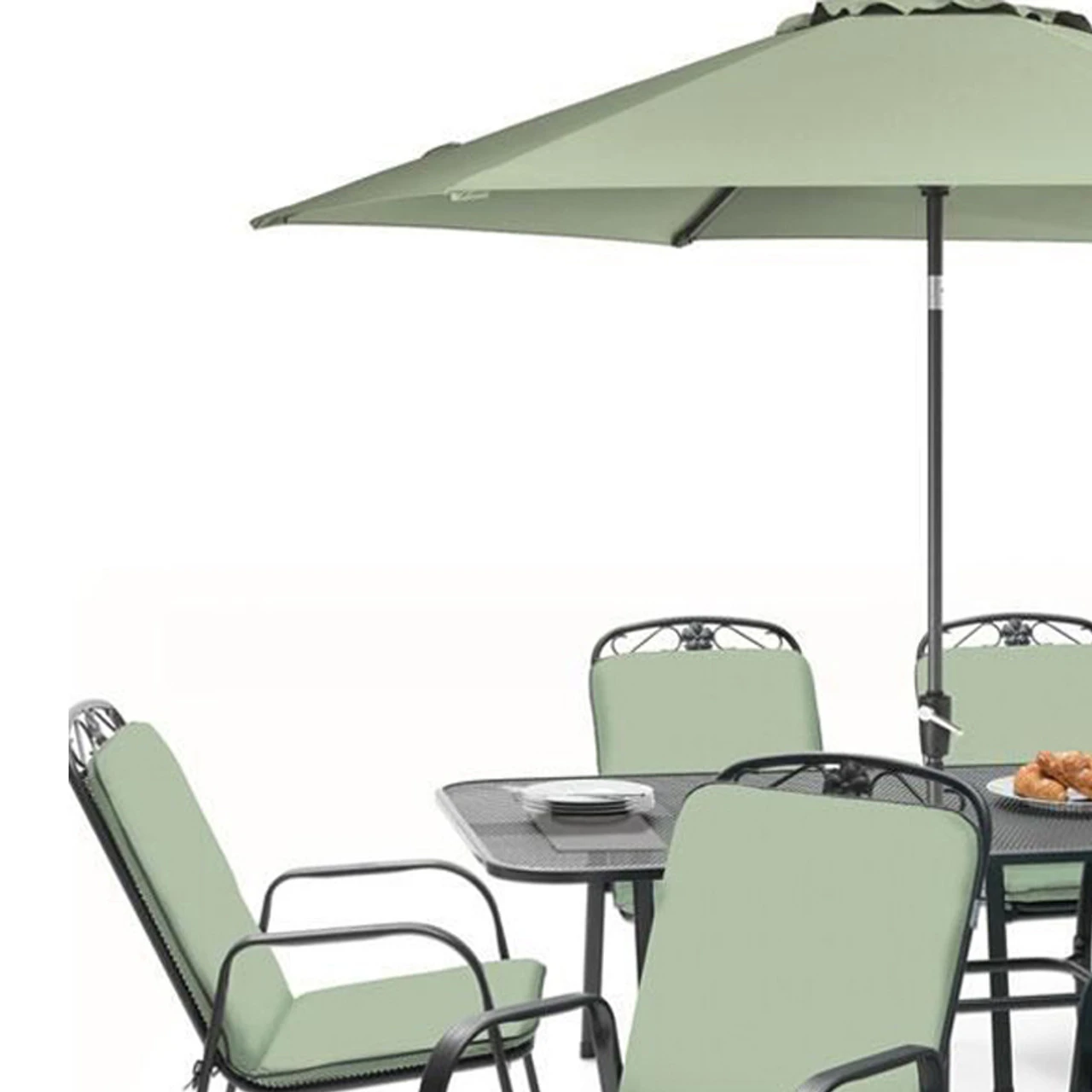 Kettler Siena 4 Seat Set - Table, Parasol, Cushions & Base 5 Kettler Siena 4 Seat Set - Table, Parasol, Cushions & Base - Image 3