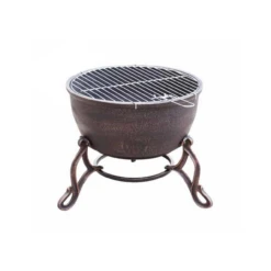 Elidir Cast Iron Fire Bowl & BBQ Grill